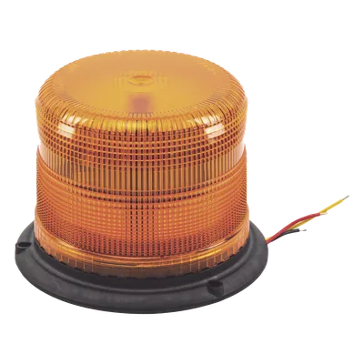 Burbuja LED Clase II / 3 LEDs de 5 W / 11 Patrones de Destello / Policarbonato Ámbar / Montaje Permanente / 12-48 VCC / -30 a 50 °C