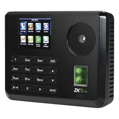 Terminal Biométrica de Palma y Huella / 600 Palmas / 3,000 Huellas / Pantalla Táctil 2.8" / TCP-IP USB / 100,000 Eventos / 10,000 Tarjetas