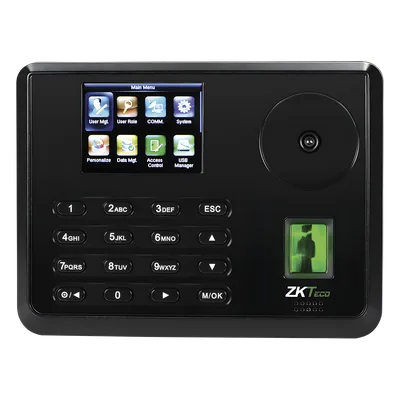 Terminal Biométrica de Palma y Huella / 600 Palmas / 3,000 Huellas / Pantalla Táctil 2.8" / TCP-IP USB / 100,000 Eventos / 10,000 Tarjetas