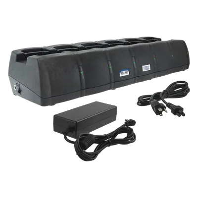 Multicargador / 6 Cavidades / Ni-MH / Adaptadores Intercambiables / LED por Cavidad / Uso Profesional