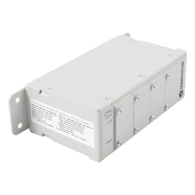 Chassis Montaje en Pared / 4 Puertos RJ-45 / Ethernet y PoE / 2.00 x 7.00 x 3.41 in