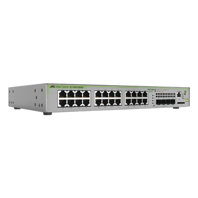 Switch Administrable Capa 3 / 24 Puertos 10/100/1000 Mbps / 4 SFP Gigabit / 56 Gbps Switching Fabric / 41.7 Mpps