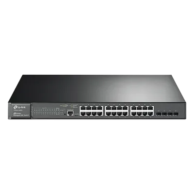 Switch PoE+ administrable Capa 2 / 24 puertos Gigabit / 4 puertos SFP / 384 W / 41.7 Mpps