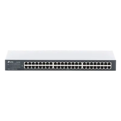Switch no administrable / 48 puertos 10/100 Mbps / 96 Gbps capacidad de conmutación / 71.4 Mpps throughput / Rack 19" (48.26 cm)