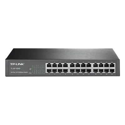 Switch no administrable / 24 puertos 10/100 Mbps / 35.7 Mpps / Escritorio o rack