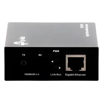 Convertidor de Medios Fibra Óptica / Monomodo 20 km (12.4 mi) / Gigabit Ethernet RJ45 / Puerto SC / Plug and Play