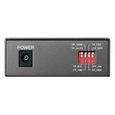 Convertidor de Medios WDM / Fibra Monomodo SC / 1 Puerto RJ45 10/100 Mbps / Alcance 20 km (12.4 mi) / Longitud de Onda 1550/1310 nm