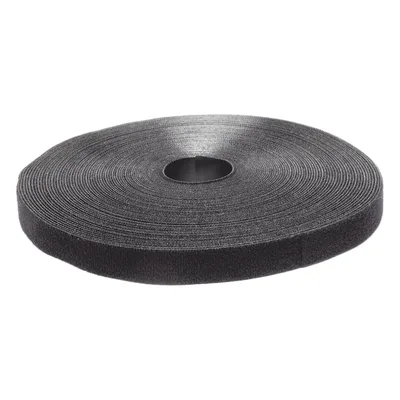 Rollo de Cinta de Contacto / 75 Pies (22.9 m) / 19.1 mm Ancho / Nylon Negro