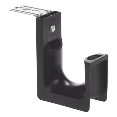 Sujetador tipo J-Hook / Soporte techo M5-M6-M10 / Capacidad 46 cables Cat6 / Carga 13.61 kg / Nylon 6.6 negro / 1 pieza