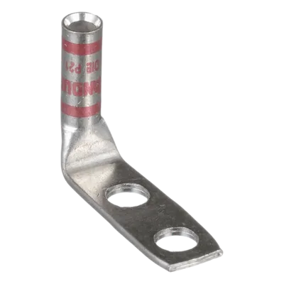 Zapata de Compresión / 90° / Calibre 8 AWG / Barreno 1/4" / Espaciado 0.63" / Cobre