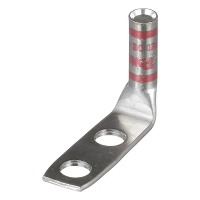 Zapata de Compresión / 90° / Calibre 8 AWG / Barreno 1/4" / Espaciado 0.63" / Cobre