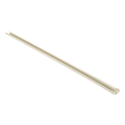 Canaleta para Cableado / PVC Rígido / 19.6 x 11.2 mm / 1.83 m (6 ft) / Adhesivo sin Herramientas / UL94V-0 / Blanco Mate
