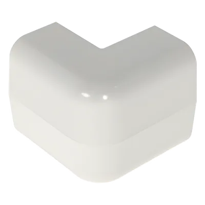 Esquinero Exterior / ABS / UL94V-0 FT4 / 90° / 0 a 50°C / Blanco Mate