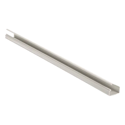 Canaleta de PVC / 38.4 x 24 x 1828.8 mm / 13 Cables Cat6 / Adhesivo Integrado / UL94V-0 / Blanco Mate
