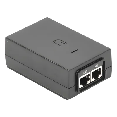 Adaptador PoE Ubiquiti de 48VDC, 0.5A puerto Gigabit