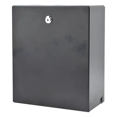 Gabinete de Consolidación / 24 Puertos Keystone / Montaje Pared o Techo Falso / Acero / 256 x 306 x 137 mm