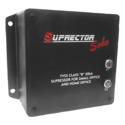 Supresor de Transientes Clase B / 2 Fases 4 Hilos / 220 Vca / 50 kA / Atenuación EMI/RFI 55 dB / IP64 / Diseño Interior Compacto