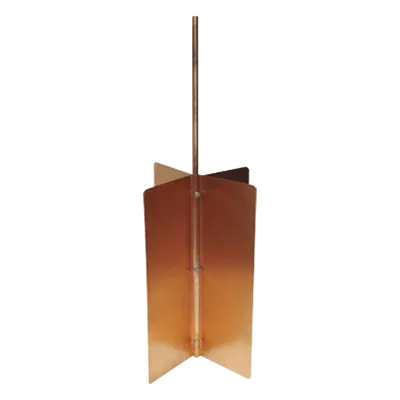 Electrodo de Tierra / Diseño Cruceta Cobre / Fosa 50x50x80 cm / 1.64x1.64x2.62 ft / NOM-001-SEDE-2012 / EIA/TIA J-STD-607-A
