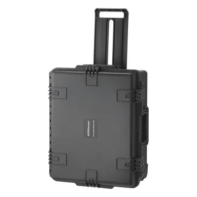 Maletín rígido / ABS resistente / Capacidad 8 intercomunicadores / Impermeable / Ruedas multidireccionales / Asa telescópica