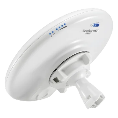 NanoBeam airMAX AC CPE hasta 330 Mbps, 2 GHz (2412 - 2472 MHz) con antena integrada de 13 dBi