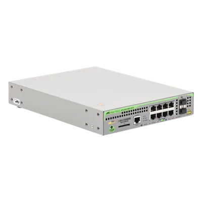 Switch PoE+ Administrable / 8 Puertos Gigabit / 2 SFP Uplink / 124 W PoE / Capa 3