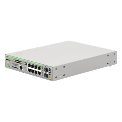 Switch PoE+ Administrable / 8 Puertos Gigabit / 2 SFP Uplink / 124 W PoE / Capa 3