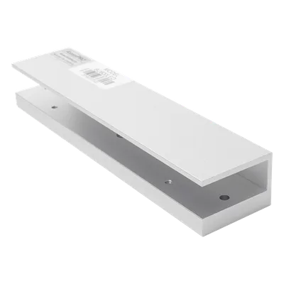 Montaje para puerta de vidrio / 180x40x28 mm / Vidrio 8-15 mm / 0.32 kg / Diseño en U