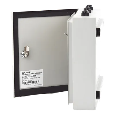 Fuente de Poder para Domos PTZ / 24 VCA @ 7A / 170W / IP65 / 127 VCA Entrada / 0.82 x 0.69 x 0.30 pies