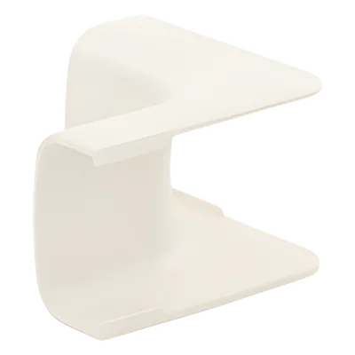 Esquinero interior / Canaleta LD5 / ABS / Blanco mate / UL94V-0 FT4 / 90° / 0°C a 50°C