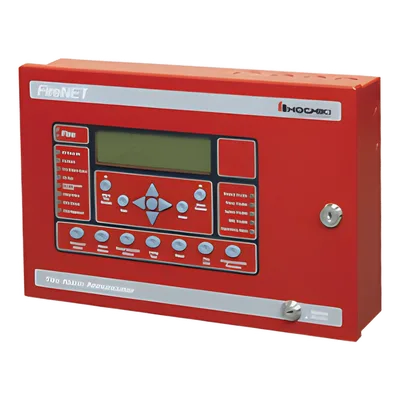 Anunciador Serial / LCD 8 Líneas x 40 Caracteres / RS-485 / Hasta 15 Unidades en Red / UL 864 9ª Edición / Montaje Superficie o Empotrado