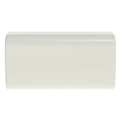 Unión Recta para Canaleta / Diseño Bisagra Monopieza / ABS UL94V-0 / Blanco Mate / 180º / 0 a 50ºC