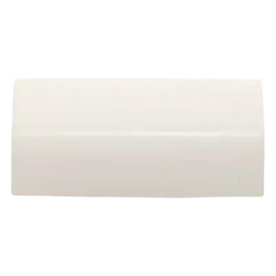Unión Recta para Canaleta / Diseño Bisagra Monopieza / ABS UL94V-0 / Blanco Mate / 180º / 0 a 50ºC