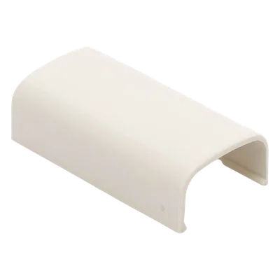 Unión Recta para Canaleta / Diseño Bisagra Monopieza / ABS UL94V-0 / Blanco Mate / 180º / 0 a 50ºC