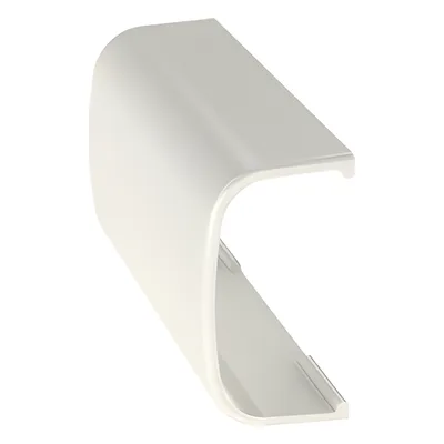 Unión Recta para Canaleta / Diseño Bisagra Monopieza / ABS UL94V-0 / Blanco Mate / 180º / 0 a 50ºC