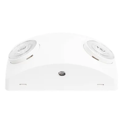 Luz de Emergencia LED / Doble LED 1W 150 lúmenes / Autonomía 90 min / Voltaje Universal 127-240 VAC / UL 5VA Ignífuga
