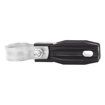 Aislador de Paso o Esquina / Abrazadera Ajustable 33-38 mm / Resina 100% Virgen / Anti-Arqueo / Protección UV e IP