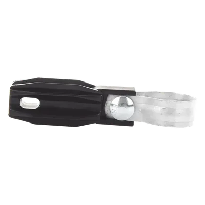 Aislador de Paso o Esquina / Abrazadera Ajustable 33-38 mm / Resina 100% Virgen / Anti-Arqueo / Protección UV e IP