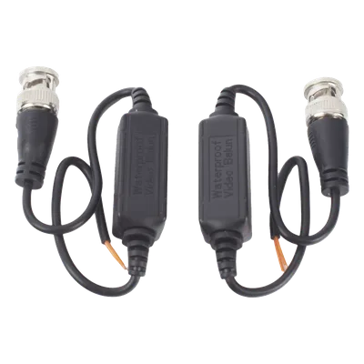 Kit de Transceptores Pasivos / TurboHD 4K / HD-TVI HD-CVI AHD CVBS COAXITRON / Audio por Coaxitron / Blindado RF / 200 m (656 ft)