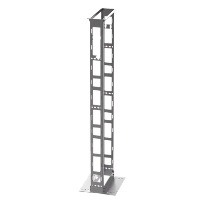 Rack de Dos Postes / 19 in EIA-310D / 45 Unidades / Carga 1500 lbs (680 kg) / Profundidad 6 in (152.4 mm) / Rieles Roscados #12-24