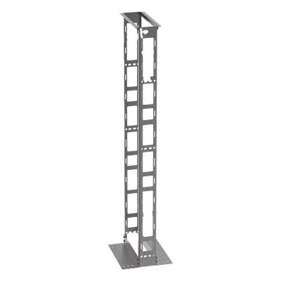 Rack de Dos Postes / 19 in EIA-310D / 45 Unidades / Carga 1500 lbs (680 kg) / Profundidad 6 in (152.4 mm) / Rieles Roscados #12-24