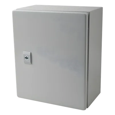 Gabinete de Acero IP66 / IK10 / 250 x 300 x 150 mm / Carga 30 kg / Placa Montaje 200 x 265 mm / Cerradura con Llave