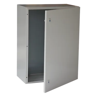 Gabinete de Acero para Intemperie / IP66 / IK10 / 600 x 800 x 300 mm / Placa Trasera Metálica / Cerradura con Llave
