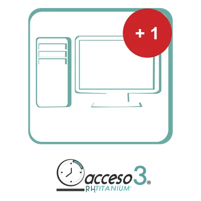 Licencia de Activación Adicional / Software Tiempo y Asistencia / 1 PC Extra o Reemplazo / Compatible con Nómina / Entrega Virtual