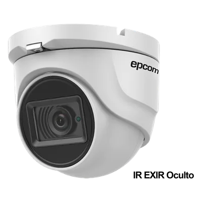 Cámara Eyeball TURBOHD / 4K UHD 8 MP / Gran Angular 102.2° / Lente 2.8 mm / IR EXIR 30 m (98.4 ft) / IP67 / TVI-AHD-CVI-CVBS