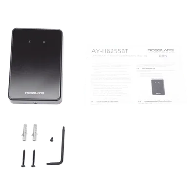 Lector de Control de Acceso / 13.56 MHz / Bluetooth BLE-ID / Salida OSDP-Wiegand / 3 cm / 12VCC