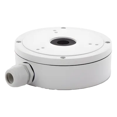 Caja de Conexiones para Cámara Domo / Aleación de Aluminio / IP66 / Conector 25 mm (1') / 157 x 185 x 51.5 mm / 621 g