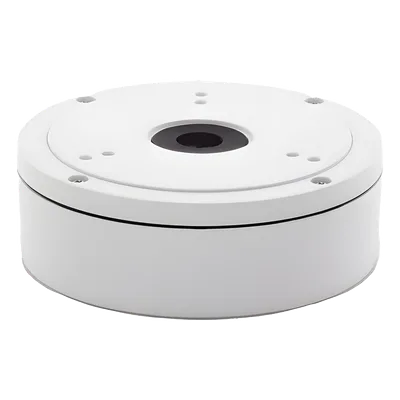 Caja de Conexiones para Cámara Domo / Aleación de Aluminio / IP66 / Conector 25 mm (1') / 157 x 185 x 51.5 mm / 621 g