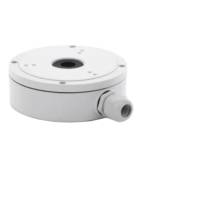 Caja de Conexiones para Cámara Domo / Aleación de Aluminio / IP66 / Conector 25 mm (1') / 157 x 185 x 51.5 mm / 621 g