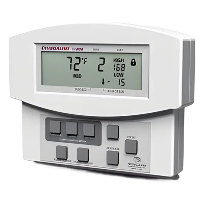 Detector de temperatura y humedad / 4 zonas / -50°C a 150°C / 4 salidas de relé / LCD / 8 eventos de alarma