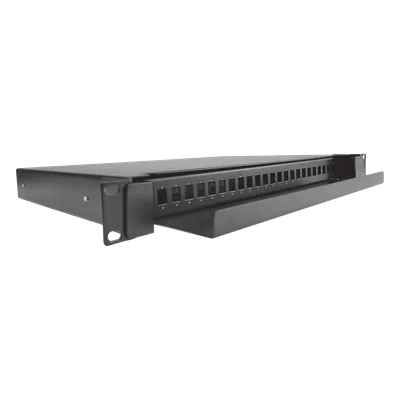Distribuidor de Fibra Óptica Deslizable / Vacío / 19 Pulgadas (48.26 cm / 1.58 pies) / 1U / 24 Puertos / Profundidad 357 mm